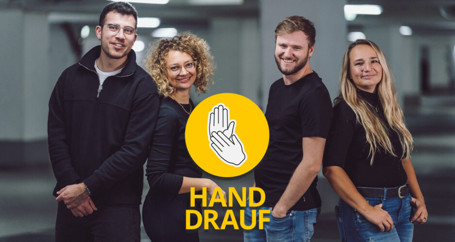 Hand drauf