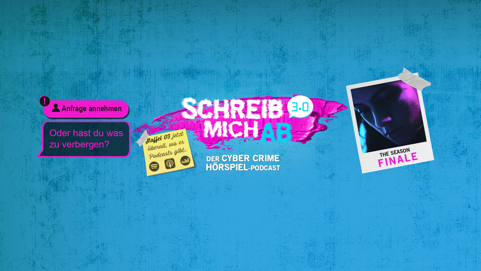 SCHREIB MICH AB 3.0 – Cyberthriller-Hörspiel von funk geht in die letzte Runde