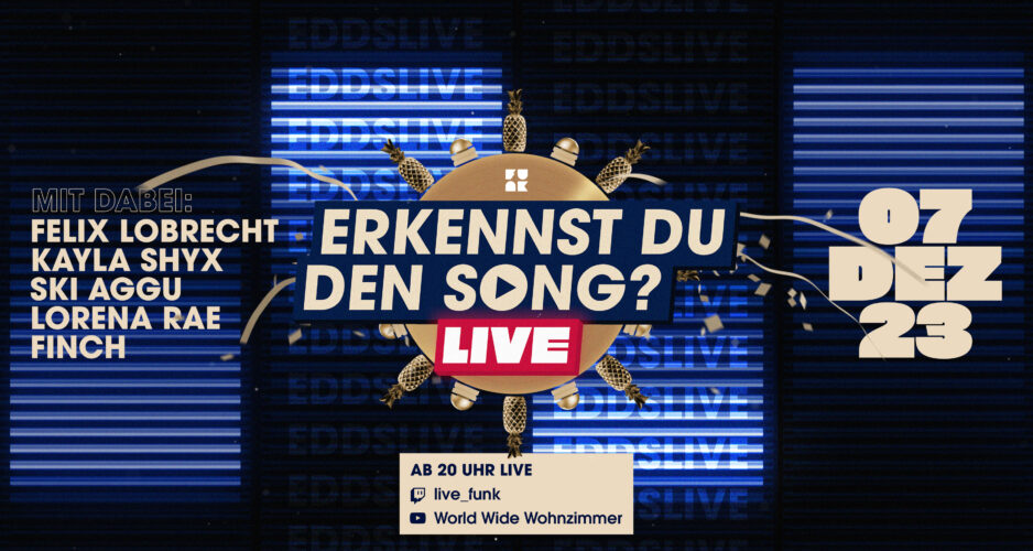 Promi-Quiz auf Twitch: Dennis und Benni Wolter präsentieren „Erkennst DU den Song? Live“