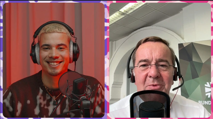Neue Podcastfolge mit Verteidigungsminister Boris Pistorius: Wehrdienst, Sicherheit, Generation Z – Ein Gespräch über die Fragen, die junge Menschen beschäftigen
