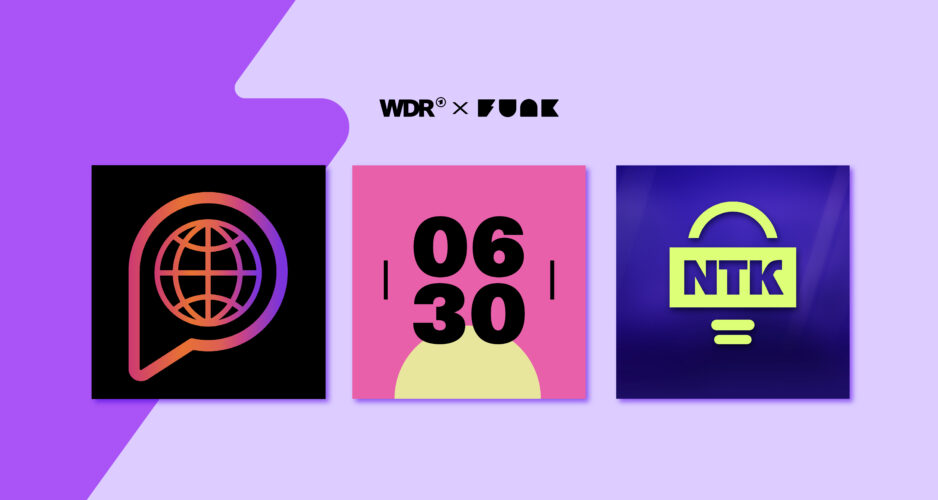 Neuer WDR-funk-Newskosmos: 0630, PlanetPolitics und nicetoknow kooperieren mit funk
